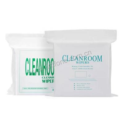 Cleanroom microfiber wiper